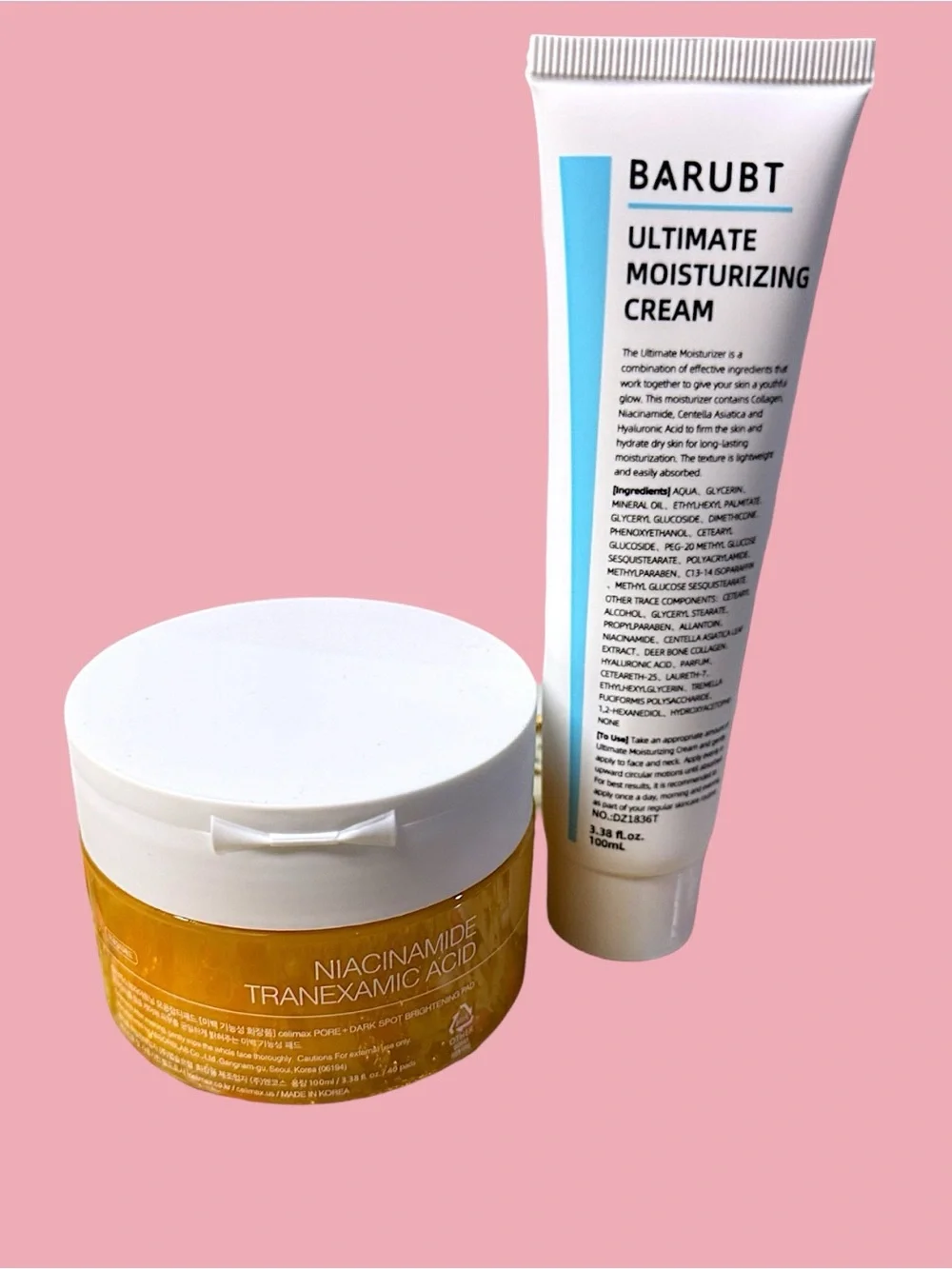 5 Pc Full Size Skincare Bundle Dr. Brandt Dr.Jart+ Celimax SKIN1004 Barubt $105